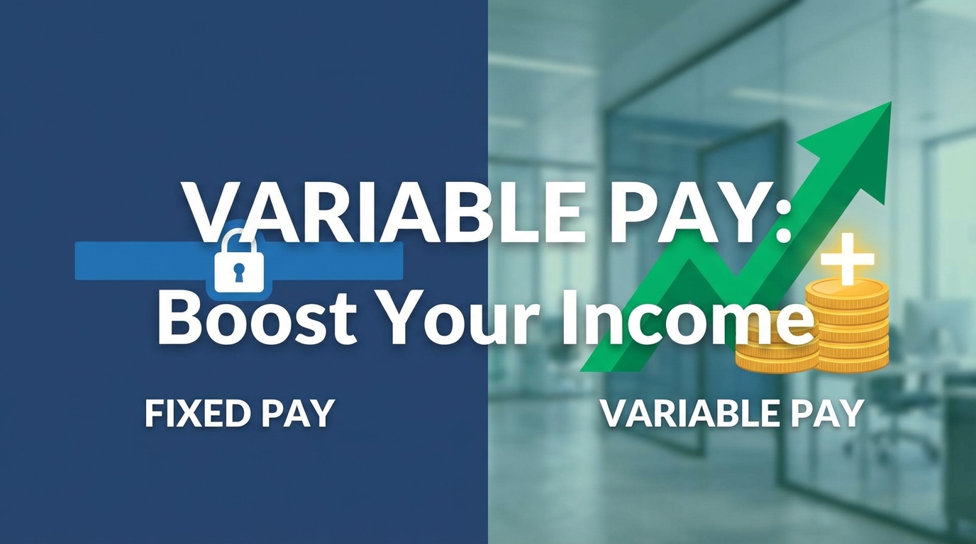 What is variable pay? What are the different types? How is it calculated?